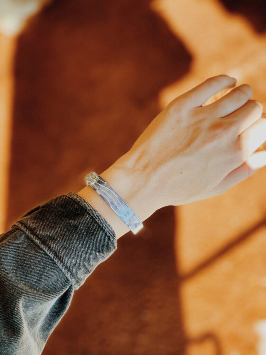 Grey Marble Cuff