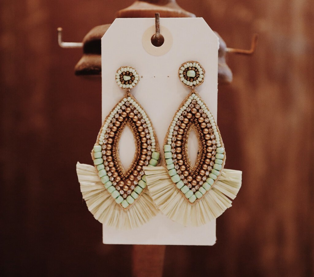 Boho Lime Fringe