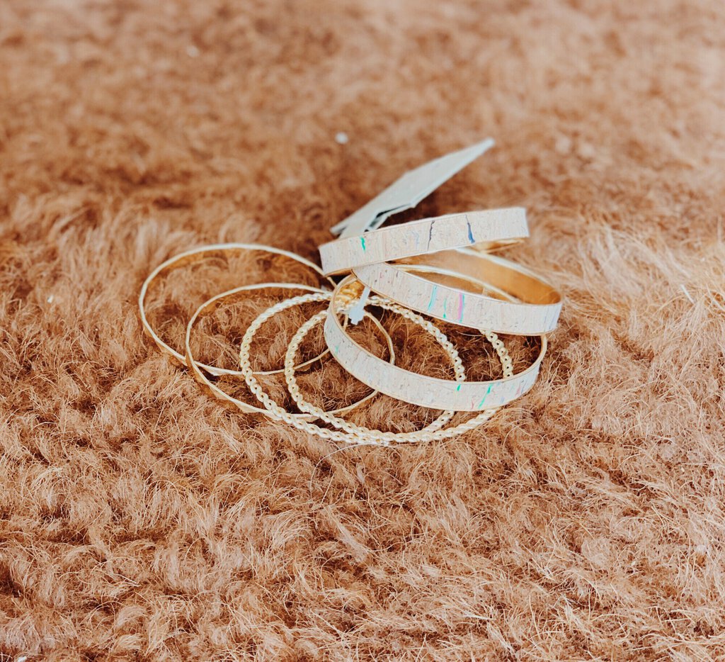 Gold Bangle Set