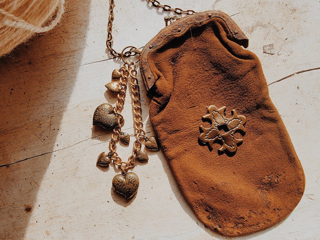 Handmade Coin Purse Necklace