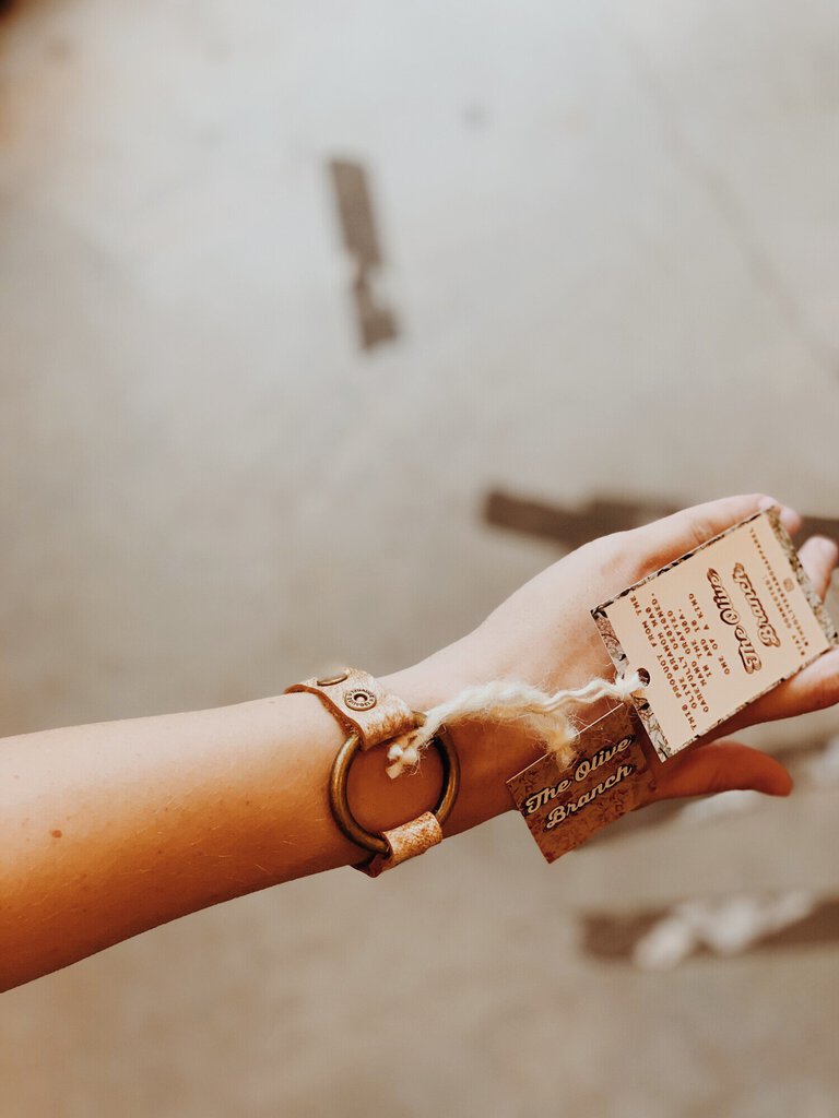 Gunshell Hoop Bracelet