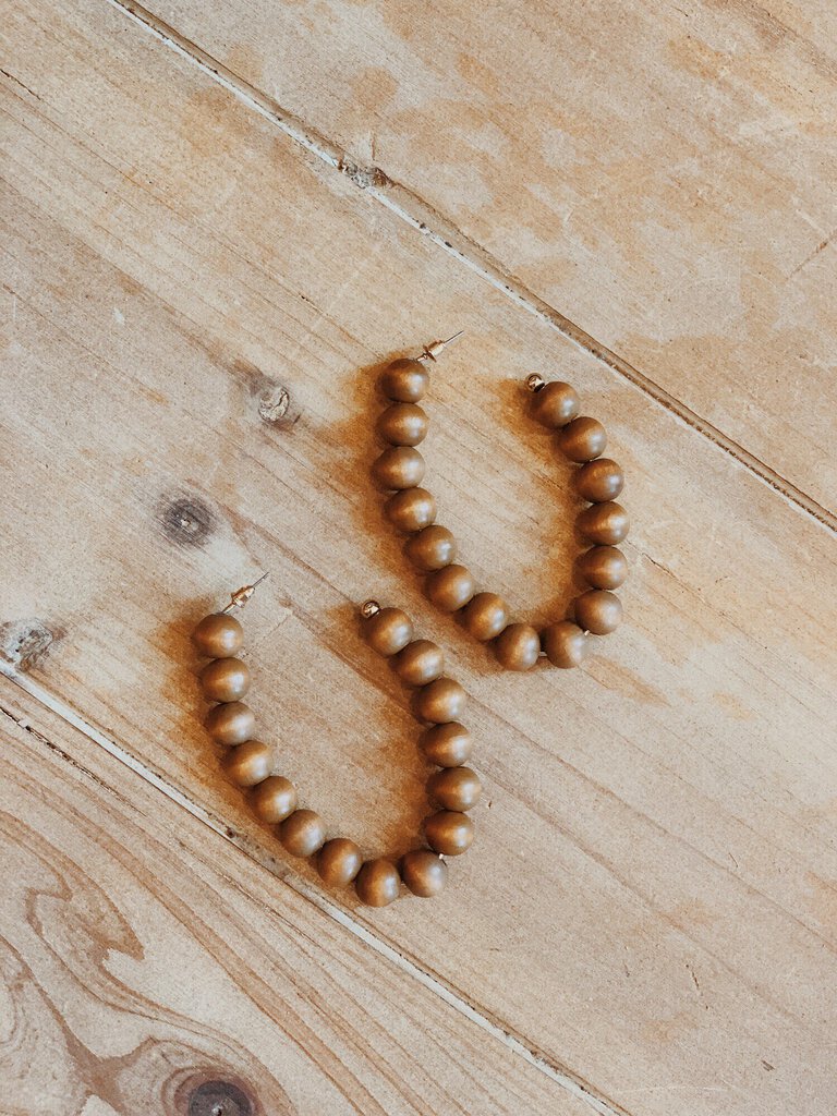 Oval Wood Hoops