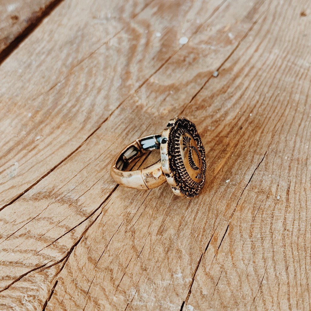 Brass Oval Ring