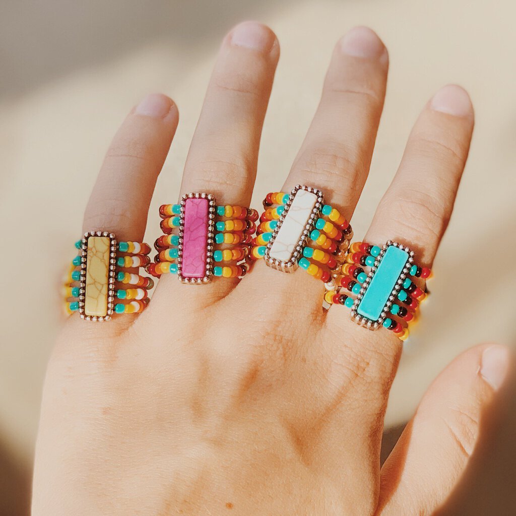 Seed Bead Rings