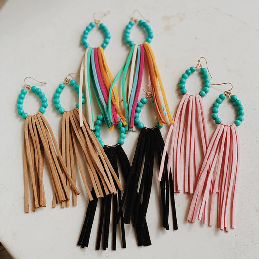 Tassel Bead Earrings