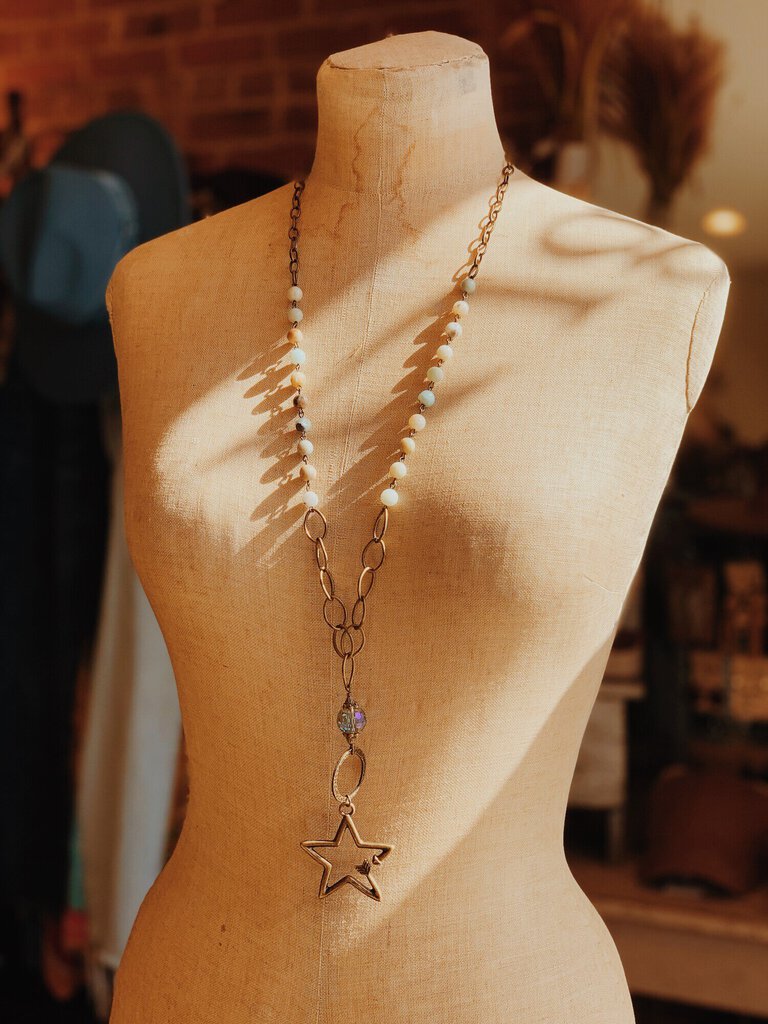 Beaded Star Necklace