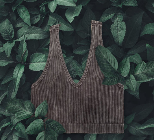 Plus Ash Grey Bralette