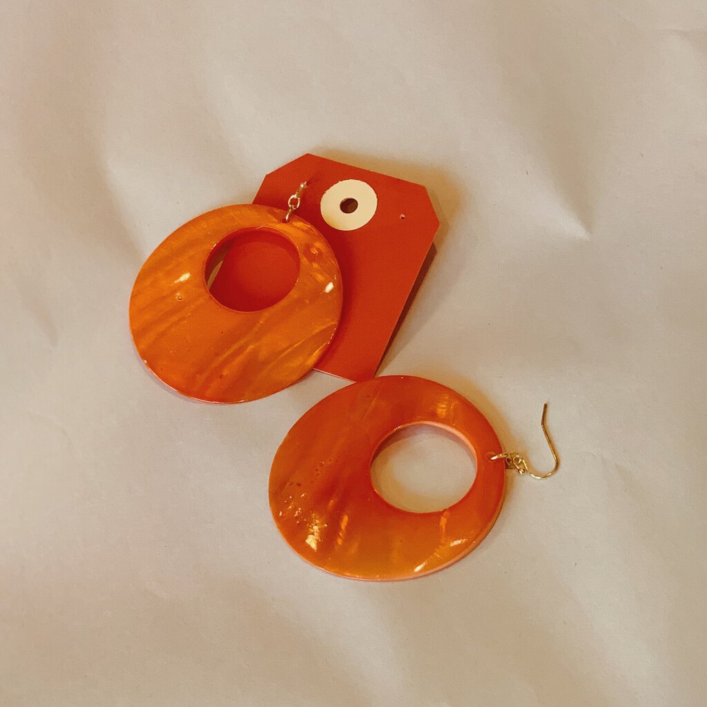 Groovy Orange Earrings