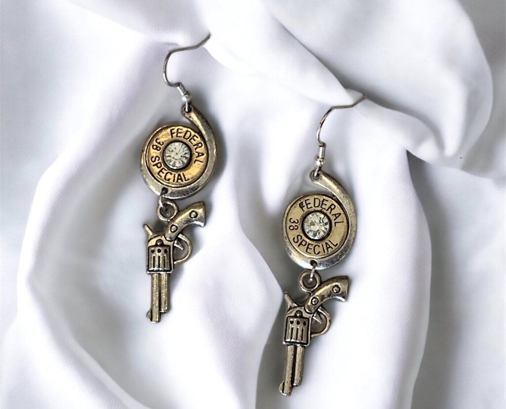 Gunshell Earrings