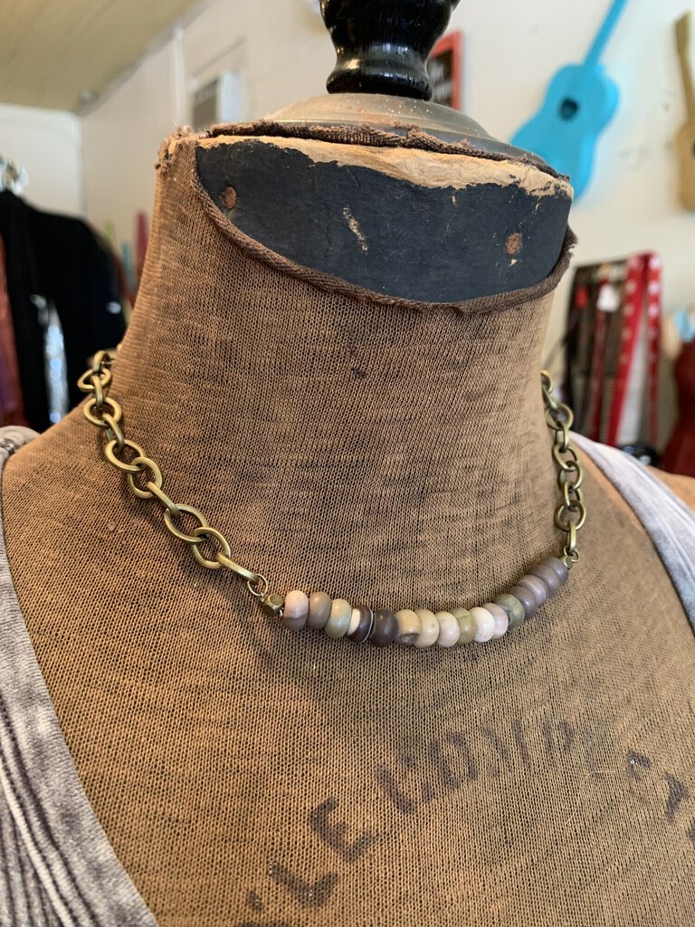 Mocha Bead Choker