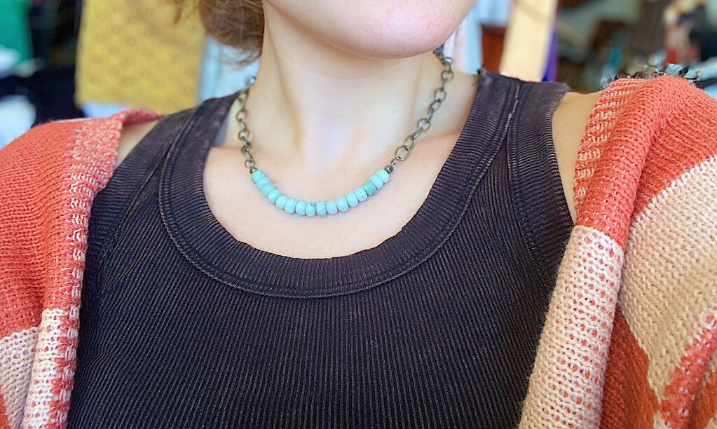 Jade Beaded Choker