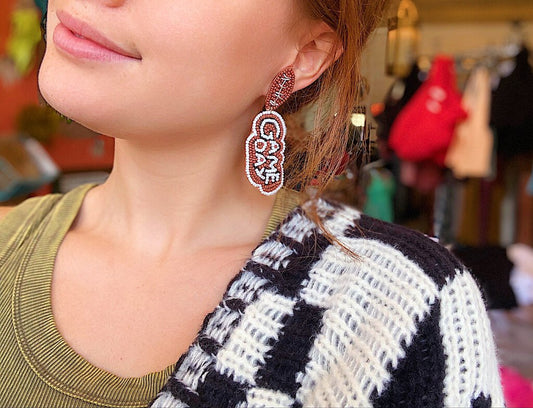 Football Earrings