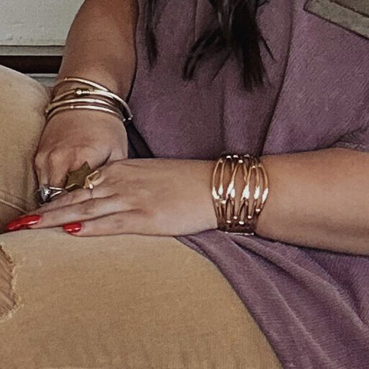 Gold Cuff Bracelet