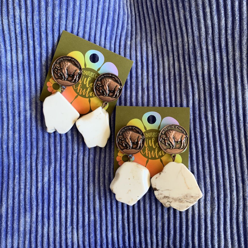 Buffalo Stone Earrings