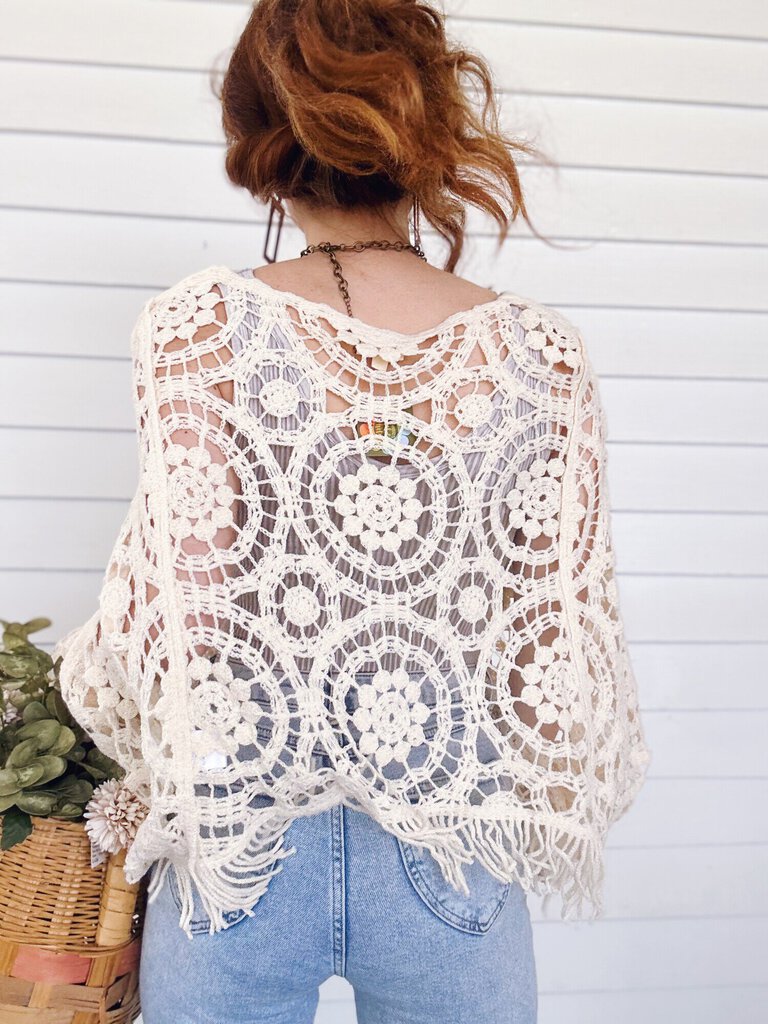 Fringe Crochet Cover Up