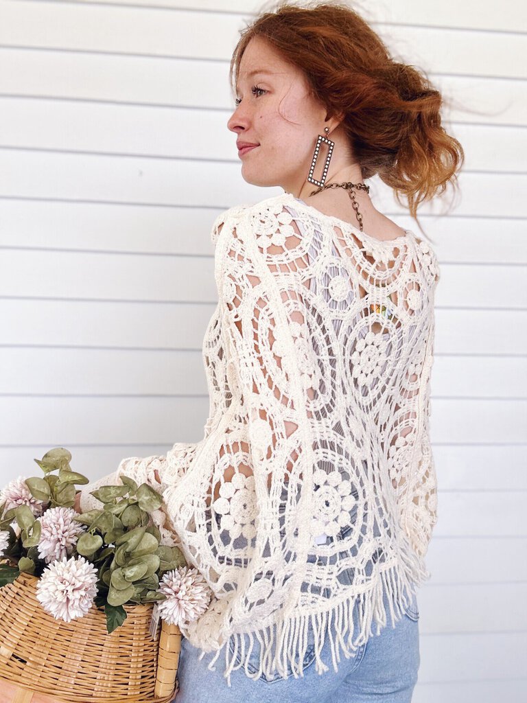 Fringe Crochet Cover Up