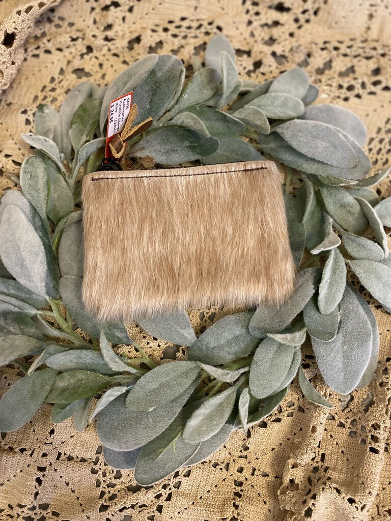 Cowhide Change Purse