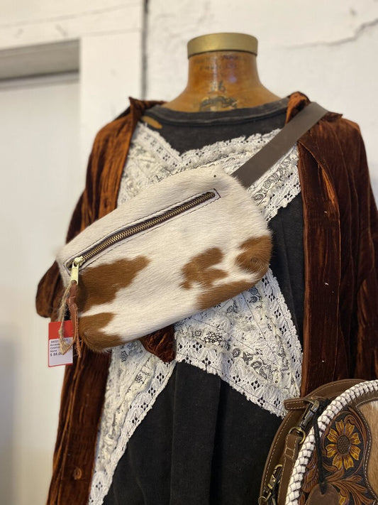 Cowhide Fanny Pack