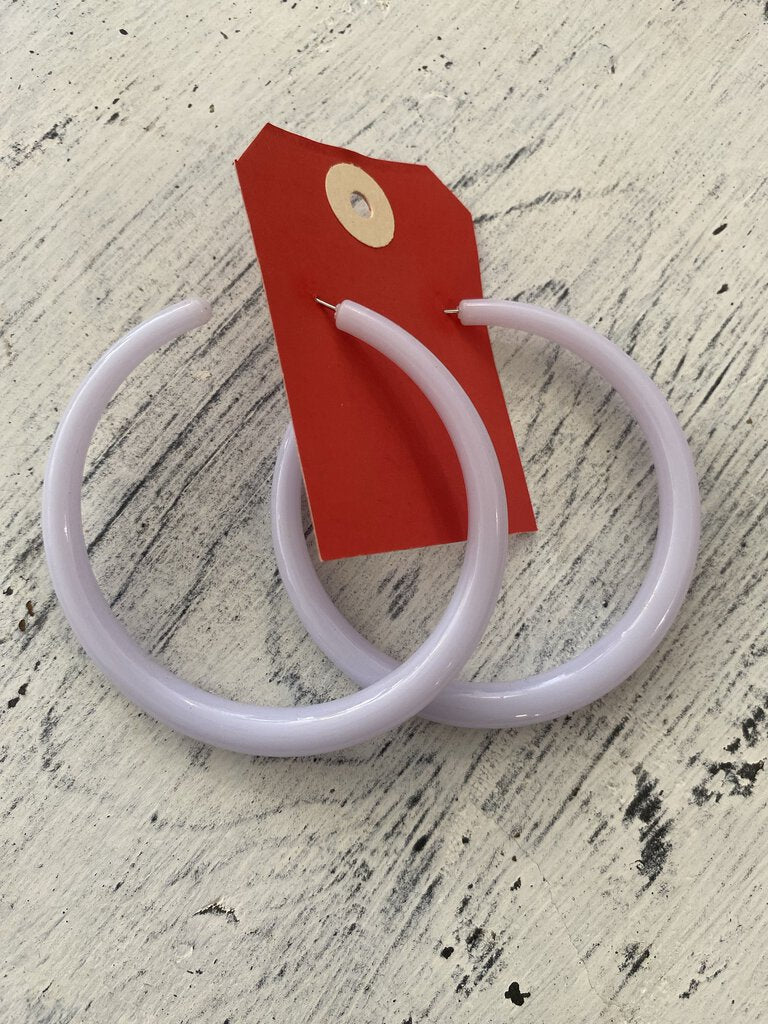 Colored Hoop Earrings