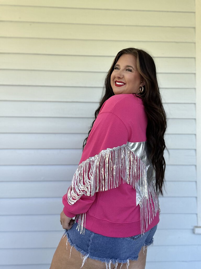 Fringe Star Pullover