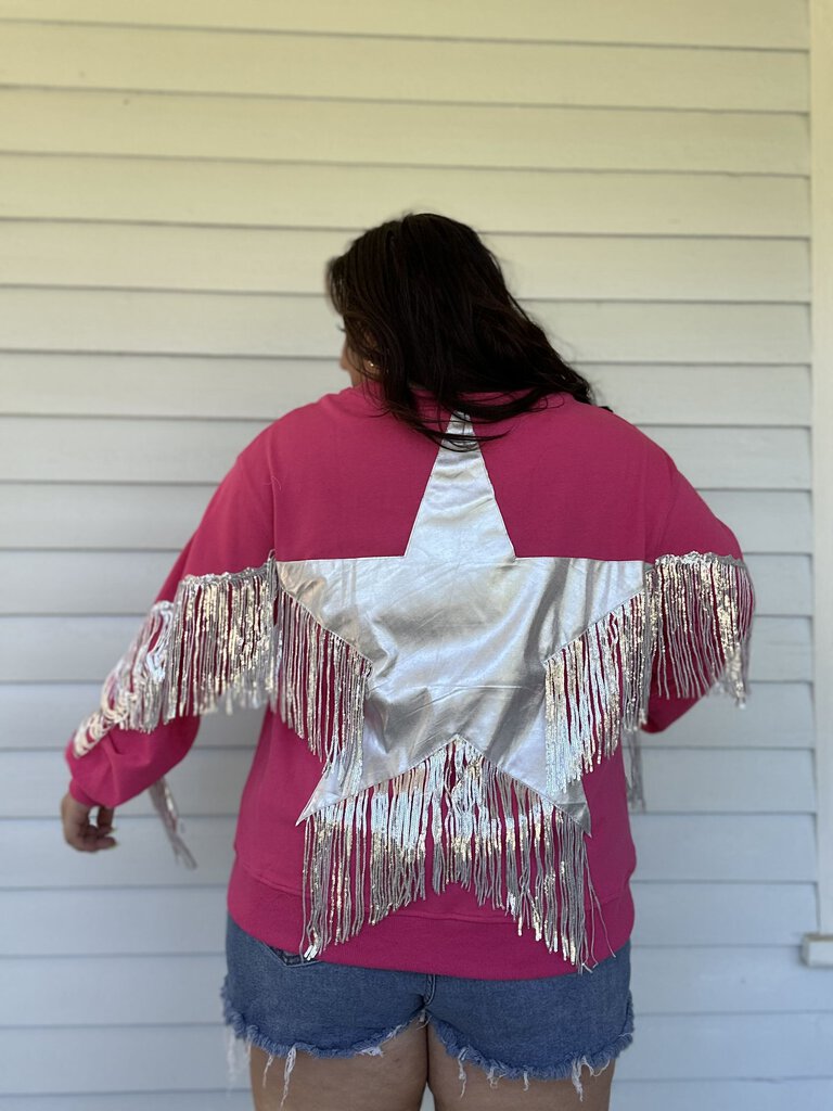 Fringe Star Pullover