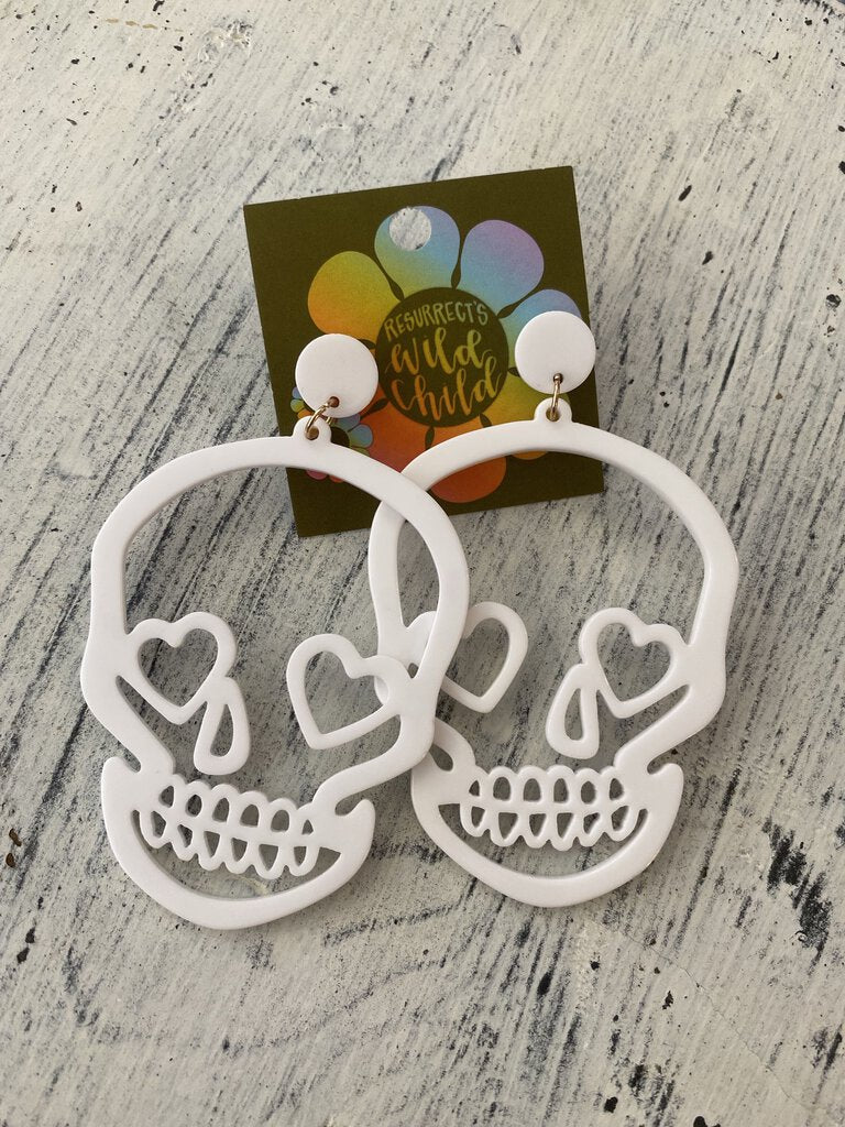 SKELETON SHAPED EARRINGS