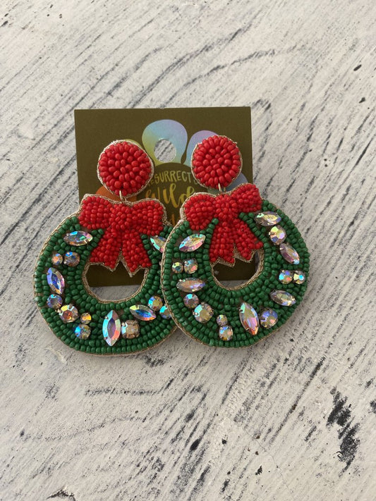 Wreath Earrings