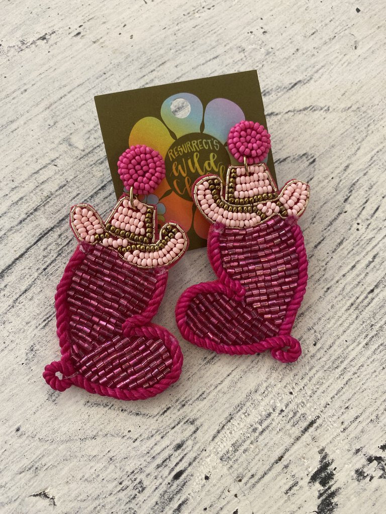 COWBOY HEART EARRINGS