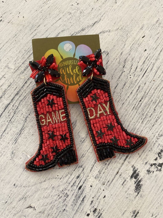 GA BOOT EARRINGS