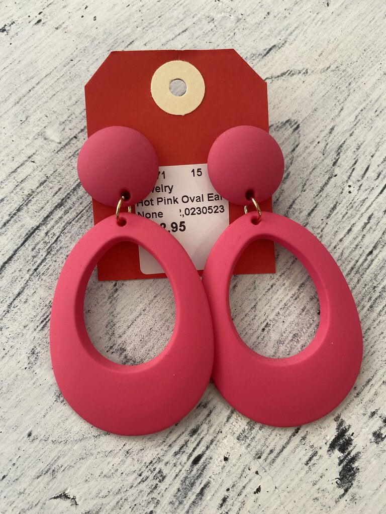 Tiered Oval Earrings