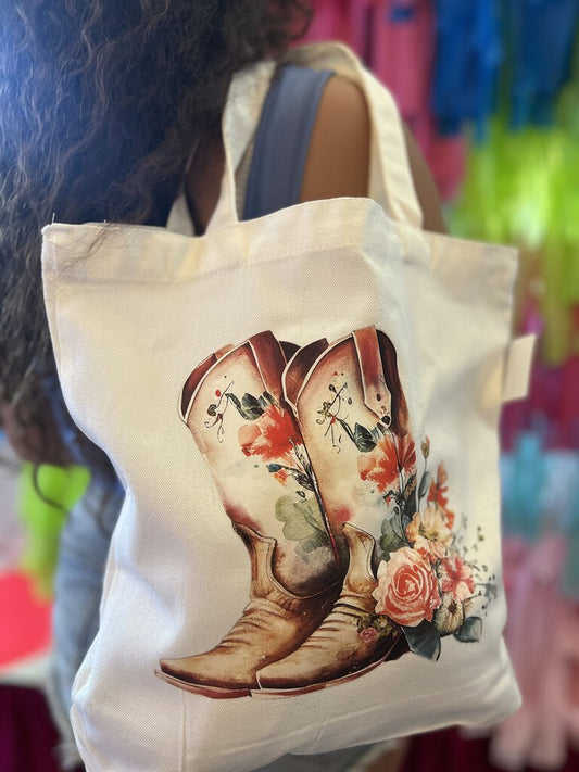 COWBOY BOOTS TOTE