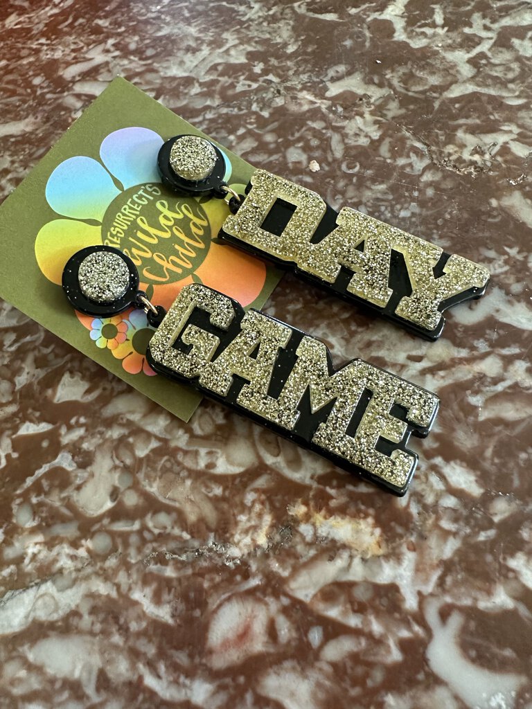 Acrylic Game Day Earrings