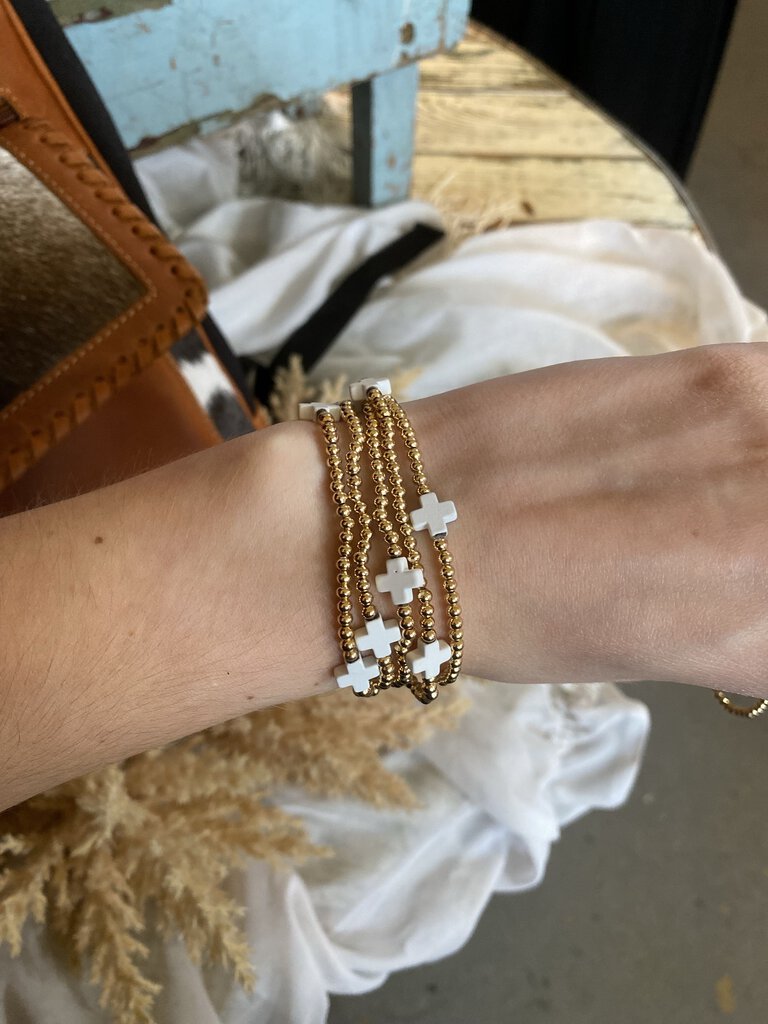 CROSS BEADED BRACELETS