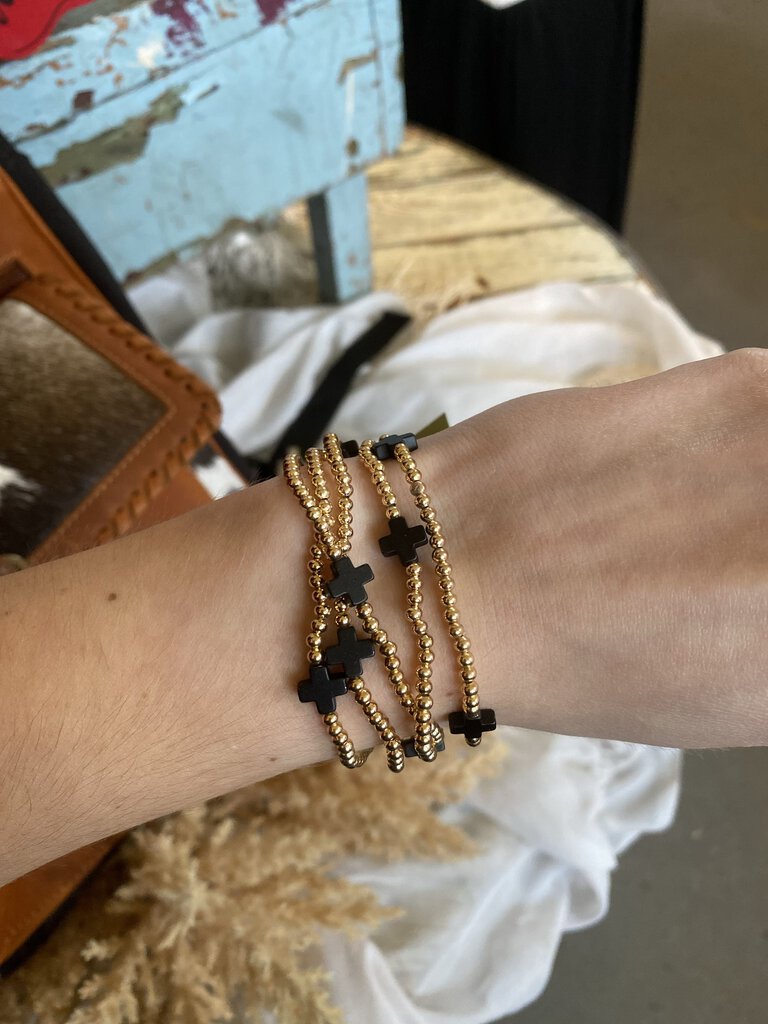 CROSS BEADED BRACELETS