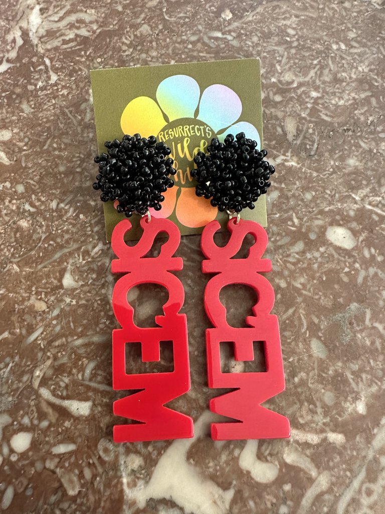 ACRYLIC SICEM EARRINGS