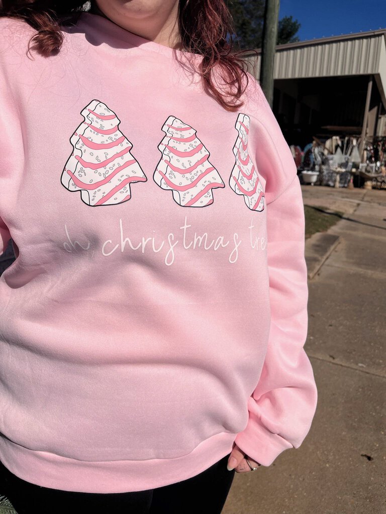 OH CHRISTMAS TREE CAKE SWEATSHIRT