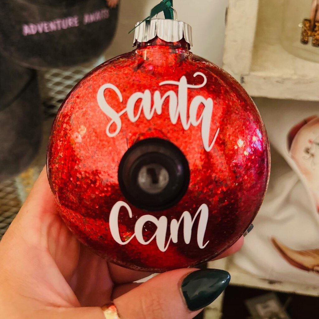 SANTA CAM ORNAMENT