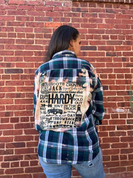 DISTRESSED HARDY LYRICS FLANNEL