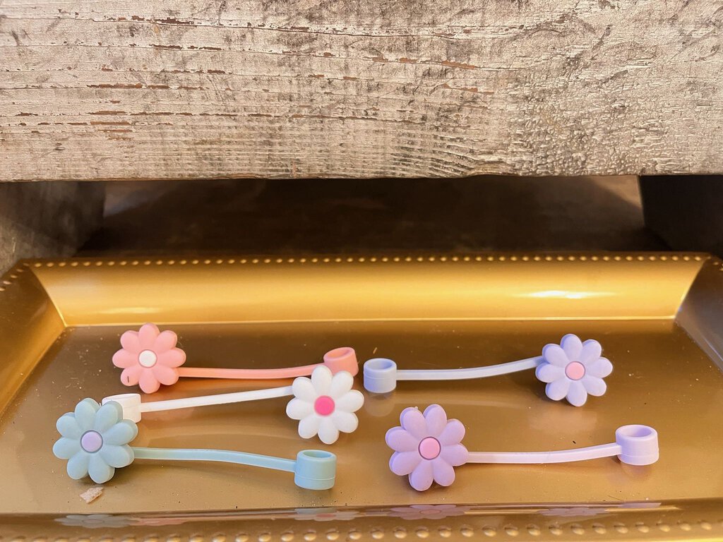 FLOWER STRAW TOPPER