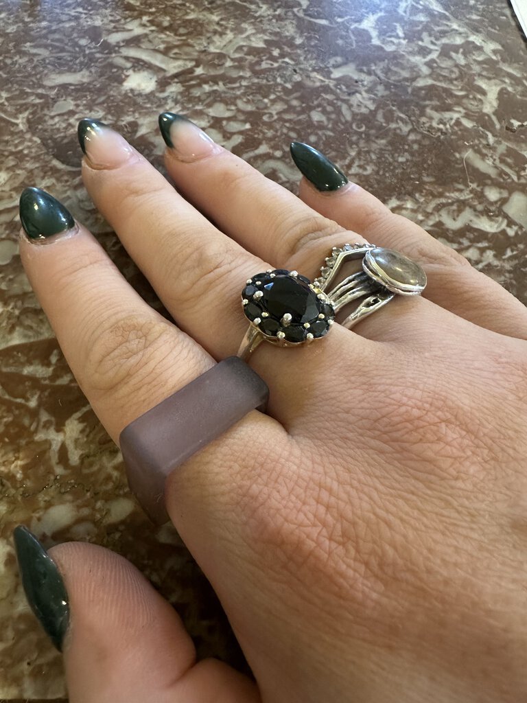 SQUARE RETRO RING